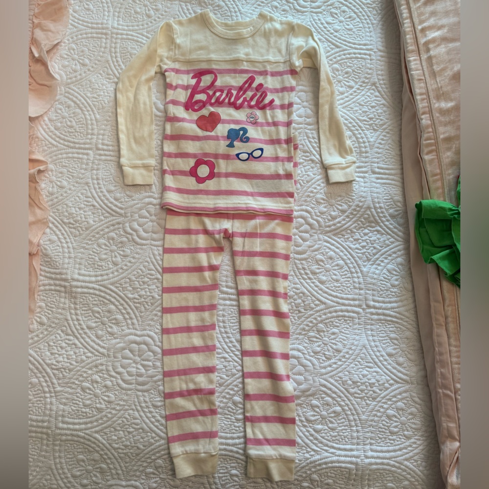 Gap Girls Barbie Striped Pajama Set